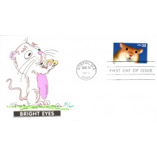 #3234 Bright Eyes - Hamster Wilson FDC