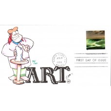 #3236n Art: Frederick Edwin Church Wilson FDC