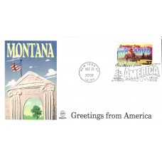 #3721 Greetings From Montana Wilson FDC
