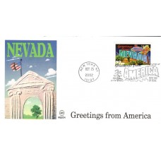 #3723 Greetings From Nevada Wilson FDC