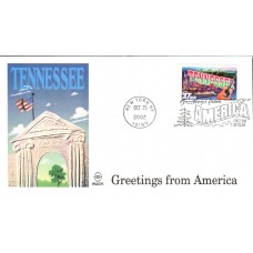 #3737 Greetings From Tennessee Wilson FDC