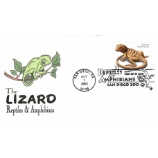 #3816 Reticulate Collared Lizard Wilson FDC