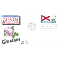 #4274 FOON: Alabama Flag Wilson FDC