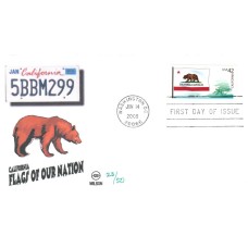 #4279 FOON: California Flag Wilson FDC