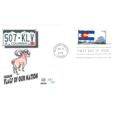 #4280 FOON: Colorado Flag Wilson FDC