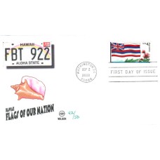 #4287 FOON: Hawaii Flag Wilson FDC