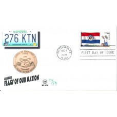 #4301 FOON: Missouri Flag Wilson FDC