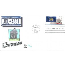 #4310 FOON: New York Flag Wilson FDC