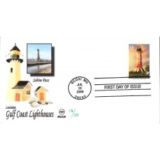 #4410 Sabine Pass Lighthouse Wilson FDC