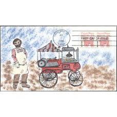 #2261 Popcorn Wagon 1902 Xanapaw FDC